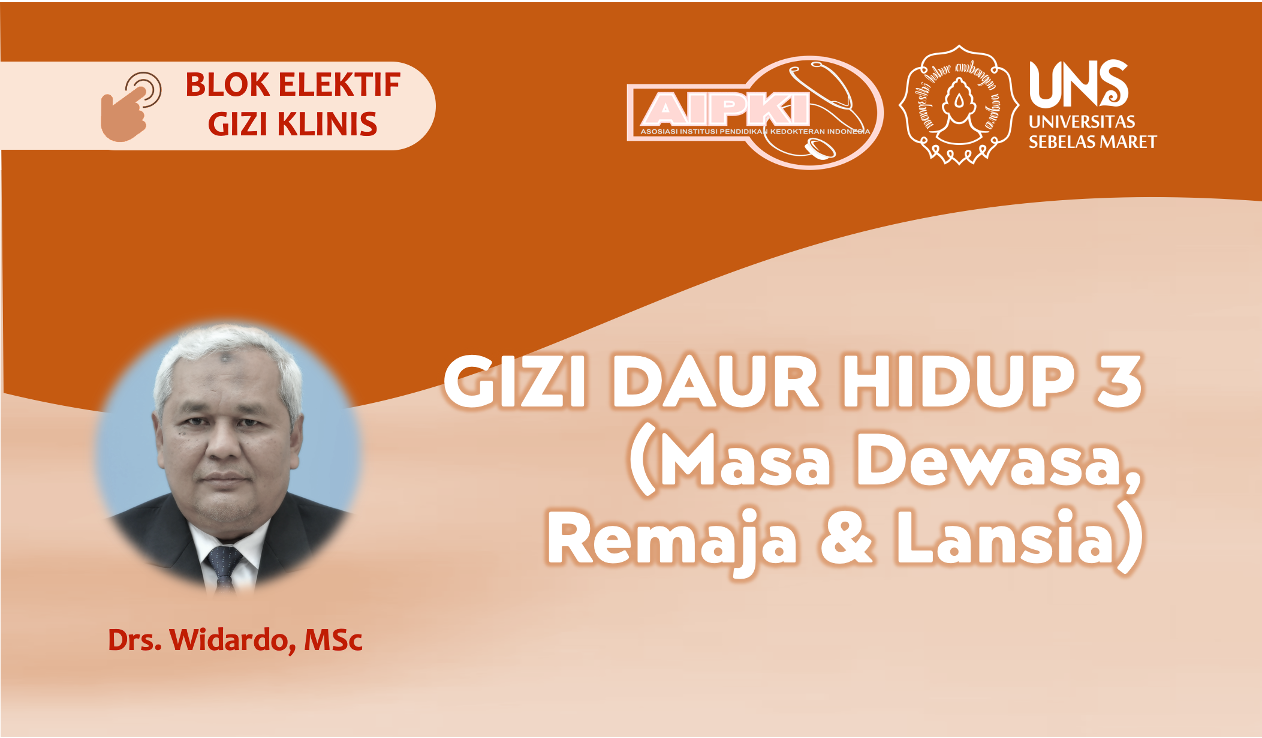 Gizi Daur Hidup 3 (Remaja, Dewasa, Lansia)