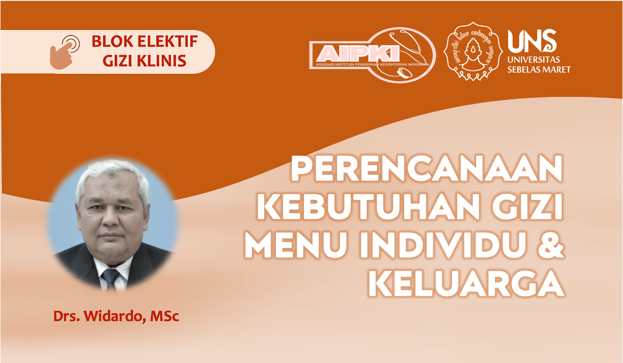 Perencanaan Kebutuhan Gizi Menu Individu dan Keluarga